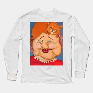 cat lady Long Sleeve T-Shirt